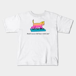 Music Theory Cat Kids T-Shirt